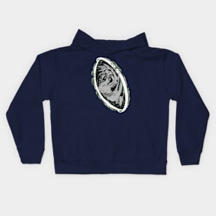 Closed in the shell of sleep Kids Hoodie